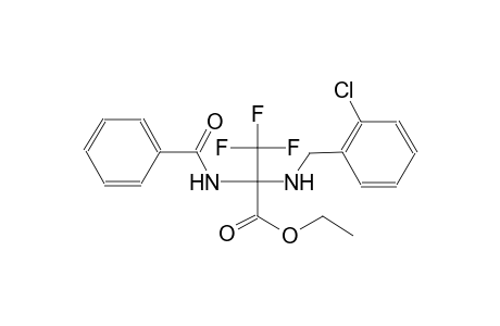 alanine, N-benzoyl-2-[[(2-chlorophenyl)methyl]amino]-3,3,3-trifluoro-, ethyl ester