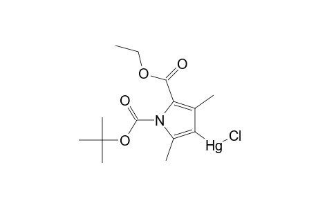 Mercury, chloro[1-[(1,1-dimethylethoxy)carbonyl]-5-(ethoxycarbonyl)-2,4-dimethyl-1H-pyrrol-3-yl]-