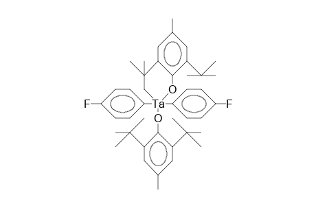 Bis(4-fluoro-phenyl)-bis(2,6-di-tert-butyl-4-methyl-phenoxy) tantalum complex