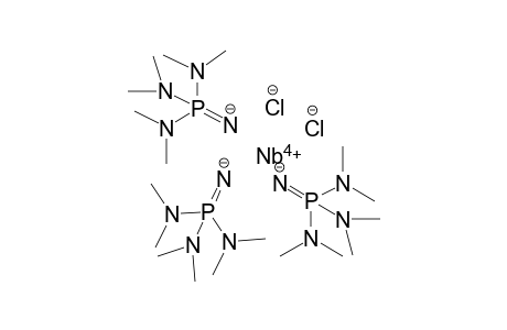 Niobium(V) tris((tris(dimethylamino)-lambda5-phosphaneylidene)amide) dichloride