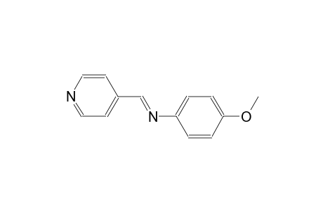 Benzenamine, 4-methoxy-N-(4-pyridinylmethylene)-