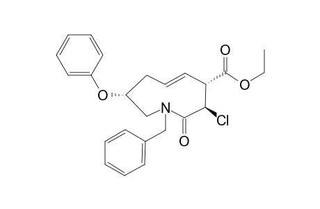 (PS)-(E)-(3R,4R,8R)-N-BENZYL-3-CHLORO-4-ETHOXYCARBONYL-8-(PHENOXY)-2,3,4,7,8,9-HEXAHYDRO-1H-AZONIN-2-ONE