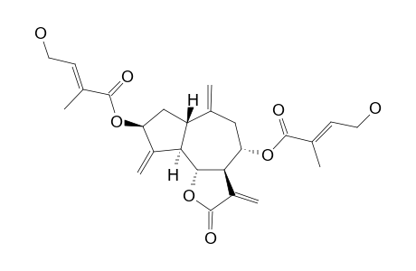 3-BETA,8-ALPHA-O-DI-(4-HYDROXYTIGLOYL)-1-ALPHA-H,5-ALPHA-H,6-BETA-H,7-ALPHA-H-GUAI-4(15),10(14),11(13)-TRIENE-6,12-OLIDE