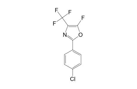 2-(4-CHLOROPHENYL)-4-(TRIFLUOROMETHYL)-5-FLUORO-OXAZOLE