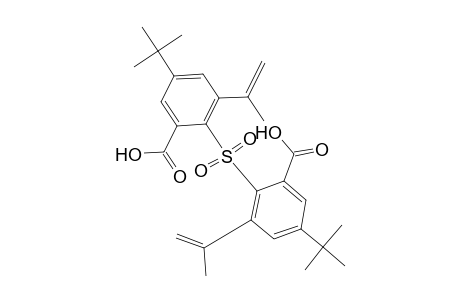 Benzoic acid, 2,2'-sulfonylbis[5-(1,1-dimethylethyl)-3-(1-methylethenyl)-