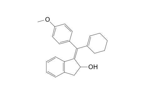 (E)-1-(Cyclohex-1-en-1-yl(4-methoxyphenyl)methylene)-2,3-dihydro-1H-inden-2-ol