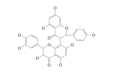 BIFLAVANONOL_GB-2;NARINGENIN_I-3,II-8-DIHYDROQUERCETIN;II-3,II-3',4',I-4',I-5,7,II-5,7-OCTAHYDROXY-I-3,II-8-BIFLAVANONE