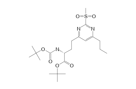 (S)-ALPHA-TERT.-BUTOXYCARBONYLAMINO-GAMMA-(2-METHYLSULFONYL-6-PROPYLPYRIMIDIN-4-YL)-BUTYRIC-ACID-ALPHA-TERT.-BUTYLESTER