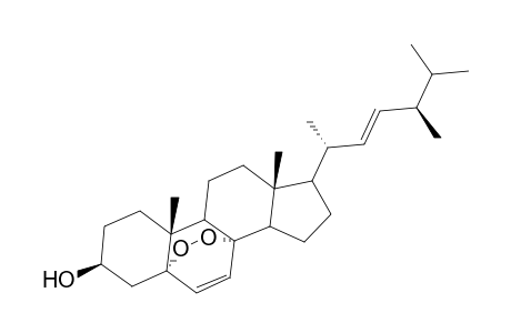 5,8-Epidioxy-2H-cyclopenta[a]phenanthrene, ergosta-6,22-dien-3-ol deriv.