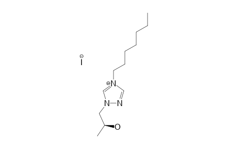 (S)-(+)-4-HEPTYL-1-(2-HYDROXYPROPYL)-1H-1,2,4-TRIAZOL-4-IUM-IODIDE