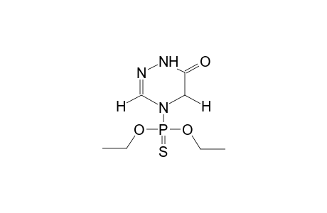 4-DIETHOXYTHIOPHOSPHORYL-4,5-DIHYDRO-1,2,4-TRIAZIN-6-ONE