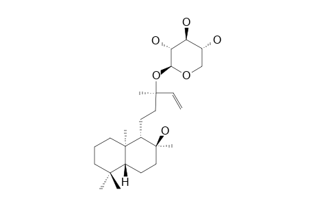 ENT-SCLAREOL-13-O-BETA-D-XYLOPYRANOSIDE;ENT-(13R)-8-HYDROXYLABD-14-EN-13-YL-BETA-D-XYLOPYRANOSIDE