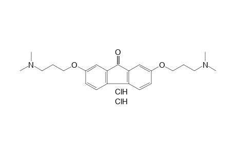 2,7-BIS[3-(DIMETHYLAMINO)PROPOXY]FLUOREN-9-ONE, DIHYDROCHLORIDE