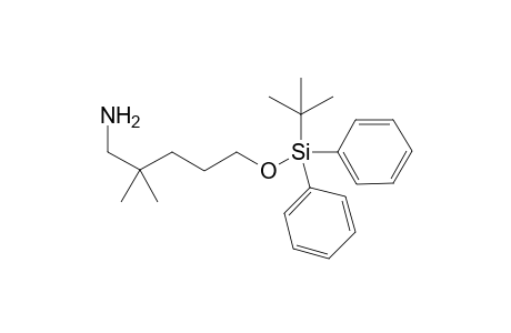 5-(tert-butyldiphenylsilyloxy)-2,2-dimethylpentan-1-amine