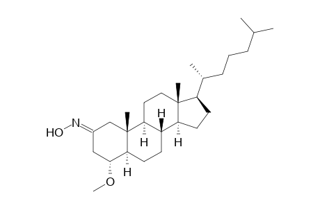 (4R,5R,8S,9S,10R,13R,14S,17R)-17-[(1R)-1,5-dimethylhexyl]-4-methoxy-10,13-dimethyl-1,3,4,5,6,7,8,9,11,12,14,15,16,17-tetradecahydrocyclopenta[a]phenanthren-2-one oxime