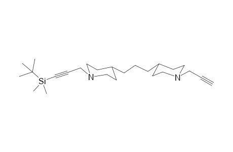 N-(tert-Butyldimethylsilyl-2-propynyl)-N'-(2-propynyl)-4,4-trimethylenedipiperidine