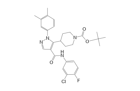 1-piperidinecarboxylic acid, 4-[4-[[(3-chloro-4-fluorophenyl)amino]carbonyl]-1-(3,4-dimethylphenyl)-1H-pyrazol-5-yl]-, 1,1-