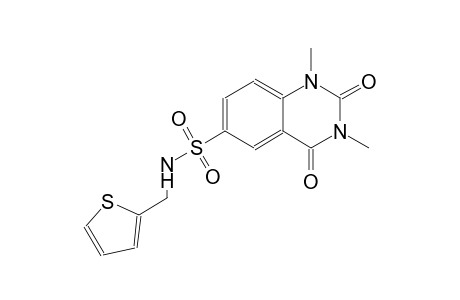 1,3-dimethyl-2,4-dioxo-N-(2-thienylmethyl)-1,2,3,4-tetrahydro-6-quinazolinesulfonamide