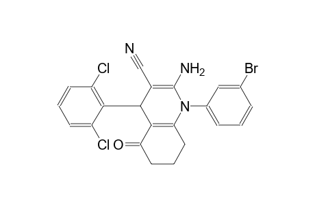 2-amino-1-(3-bromophenyl)-4-(2,6-dichlorophenyl)-5-oxo-1,4,5,6,7,8-hexahydro-3-quinolinecarbonitrile