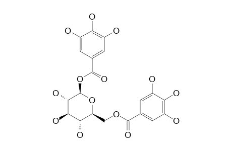 1,6-DIGALLOYL-GLUCOPYRANOSE