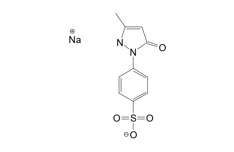 4,5-DIHYDRO-3-METHYL-5-OXO-1-(4-SULFOPHENYL)-1H-PYRAZOLE-SODIUM-SALT;NH-KETO-TAUTOMER;MEPY;3-METHYLPYRAZOLONE-T