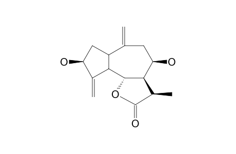 3-BETA,8-BETA-DIHYDROXY-11-ALPHA_H-GUAIA-4(15),10(14)-DIENE-12,6-ALPHA-OLIDE