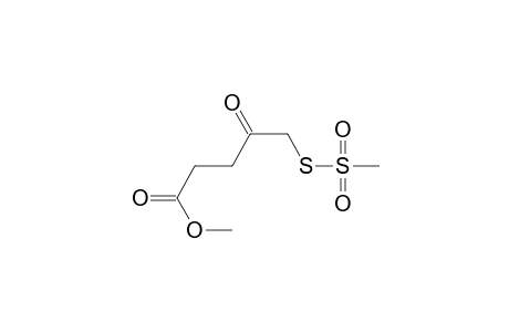 Methyl 3-(((methylsulphonyl)thio)acetyl)propanoate