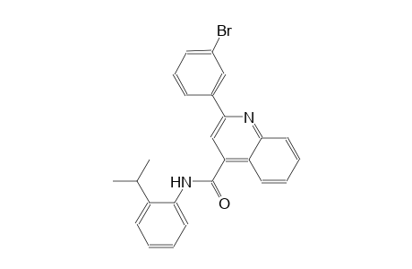 2-(3-bromophenyl)-N-(2-isopropylphenyl)-4-quinolinecarboxamide