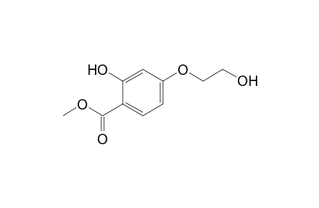 4-(2-hydroxyethoxy)salicylic acid., methyl ester