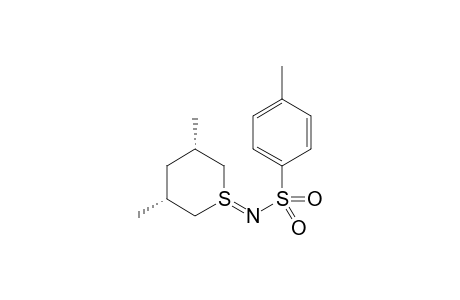 (1S,3R,5S)-3,5-Dimethyl-1-(4-toluenesulfonylimino)thiane