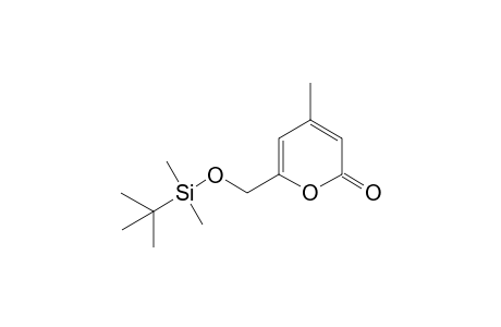 6-(((tert-butyldimethylsilyl)oxy)methyl)-4-methyl-2H-pyran-2-one