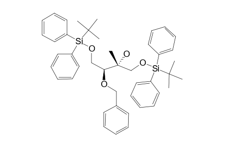 (2R,3S)-1,4-DI-O-TERT.-BUTYLDIPHENYLSILYL-3-O-BENZYL-2-METHYLBUTANE-1,2,3,4-TETRAOL