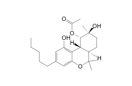 6H-Dibenzo[b,d]pyran-1,9,10-triol, 6a,7,8,9,10,10a-hexahydro-6,6,9-trimethyl-3-pentyl-, 10-acetate, [6aR-(6a.alpha.,9.beta.,10a,10a.beta.)]-