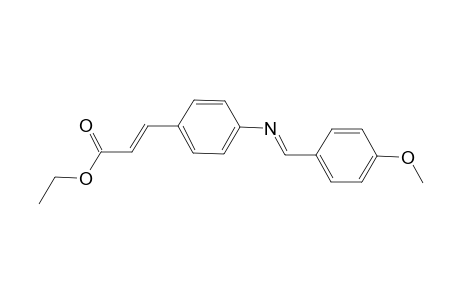 2-Propenoic acid, 3-[4-[[(4-methoxyphenyl)methylene]amino]phenyl]-, ethyl ester