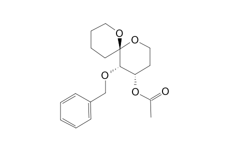 [4S*,5S*,6S*]-5-BENZYLOXY-1,7-DIOXASPIRO-[5.5]-UNDEC-4-YL-ACETATE