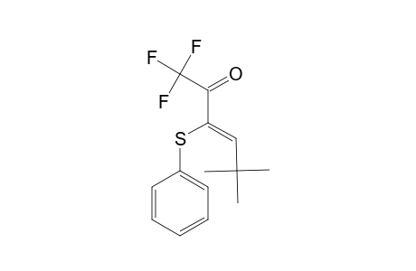 (Z)-1,1,1-TRIFLUORO-5,5-DIMETHYL-3-(PHENYLTHIO)-HEX-3-EN-2-ONE