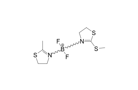 (2-METHYL-2-OXAZOLINE)-(2-(METHYLTHIO)-2-THIAZOLINE)-DIFLUORO-BORON-CATION