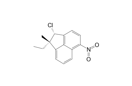 Acenaphthylene, 2-chloro-1-ethyl-1,2-dihydro-1-methyl-5-nitro-, trans-