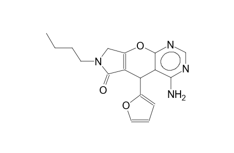 4-AMINO-5-(2-FURYL)-7-BUTYL-5H,6H,8H-PYRROLO[3',4;5,6]-4H-PYRANO[2,3-D]PYRIMIDIN-6-ONE