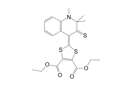 diethyl 2-(1,2,2-trimethyl-3-thioxo-2,3-dihydro-4(1H)-quinolinylidene)-1,3-dithiole-4,5-dicarboxylate