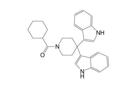 1H-indole, 3-[1-(cyclohexylcarbonyl)-4-(1H-indol-3-yl)-4-piperidinyl]-