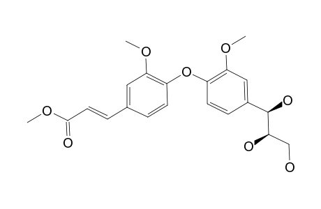 RHEMANEOLIGNAN-B;(7'S,8'S)-3,3'-DIMETHOXY-1-(3-METHYL-1-ACRYLATE)-1'-(1,2,3-TRIHYDROXYPROPYL)-4-O-4'-NEOLIGNAN