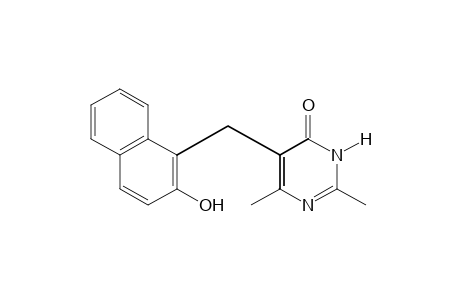 2,6-DIMETHYL-5-[(2-HYDROXY-1-NAPHTHYL)METHYL]-4(3H)-PYRIMIDINONE