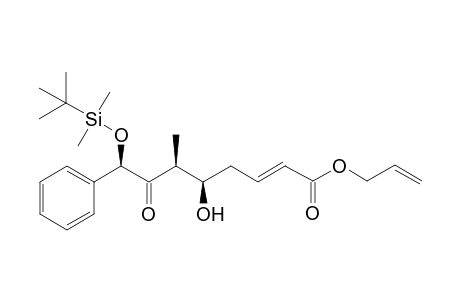 Allyl (5R,6S,8R)-5-Hydroxy-6-methyl-7-oxo-8-[(tert-butyldimethylsilyl)oxy]-8-phenyloct-2(E)-enoate