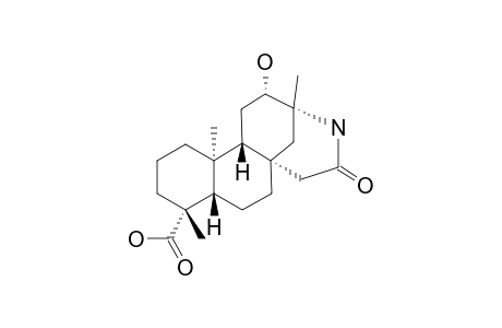 4-ALPHA-CARBOXY-13-ALPHA-AMINO-13,16-SECO-ENT-12-BETA-HYDROXY-19-NORBEYERAN_16-OIC_ACID-13,16-LACTAM