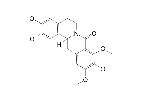 (-)-8-OXO-2,10-DIHYDROXY-3,9,11-TRIMETHOXYBERBERINE