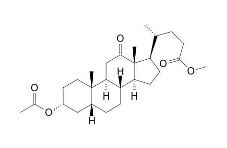 3alpha-HYDROXY-12-OXO-5beta-CHOLAN-24-OIC ACID, METHYL ESTER, ACETATE