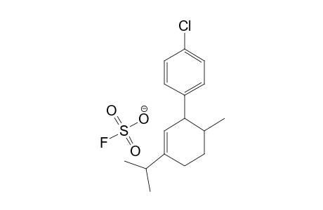 1-(4'-CHLOROPHENYL)-3-ISOPROPYL-6-METHYLCYCLOHEX-2-EN-1-YL-CATION