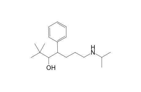 7-Isopropylamino-2,2-dimethyl-4-phenyl-3-heptanol