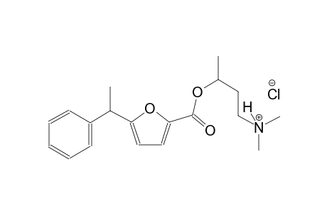 1-butanaminium, N,N-dimethyl-3-[[[5-(1-phenylethyl)-2-furanyl]carbonyl]oxy]-, chloride